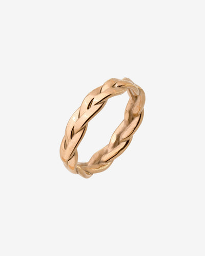 Braided Divine Anello Oro Rosa