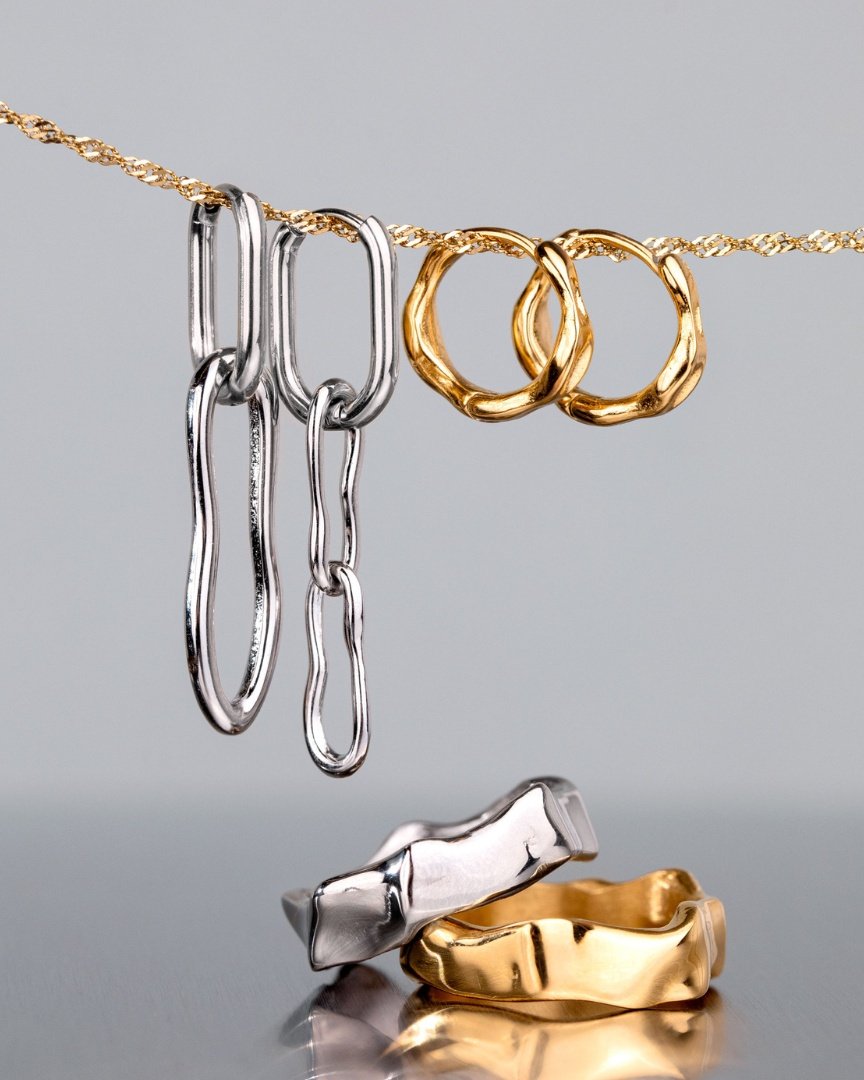 Blending Shapes Oval Hoop Set Baby Oro