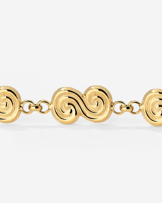 Serpent's Whisper Hoop Set Small Oro