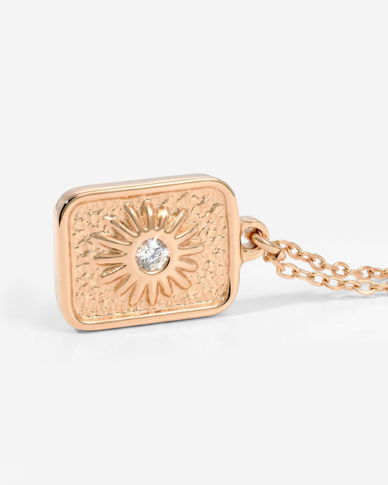 Sun Relic Collana Oro Rosa
