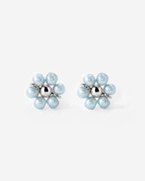 Forever Blue Daisy Orecchini Argento