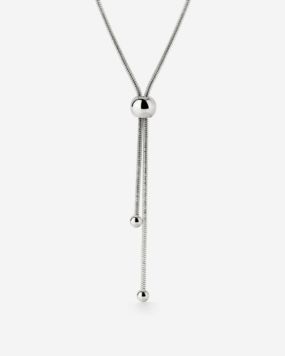 Simple Elegance Y-Collana Argento