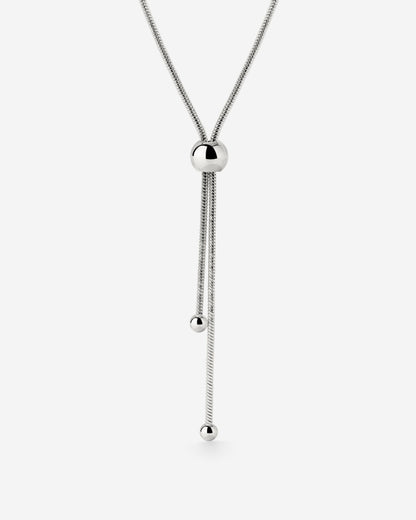 Simple Elegance Y-Collana Argento