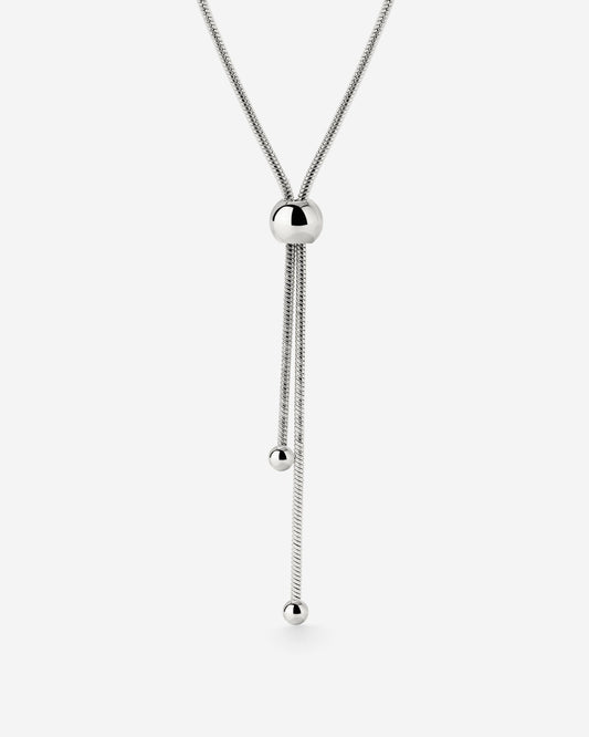 Simple Elegance Y-Collana Argento