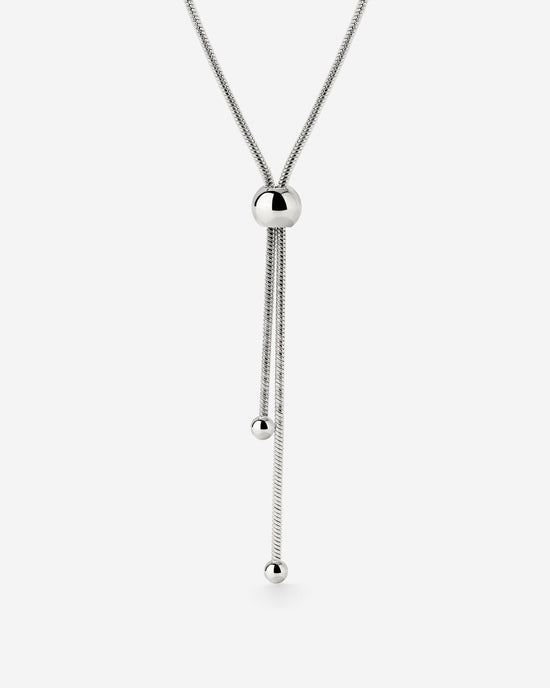Simple Elegance Y-Collana Argento