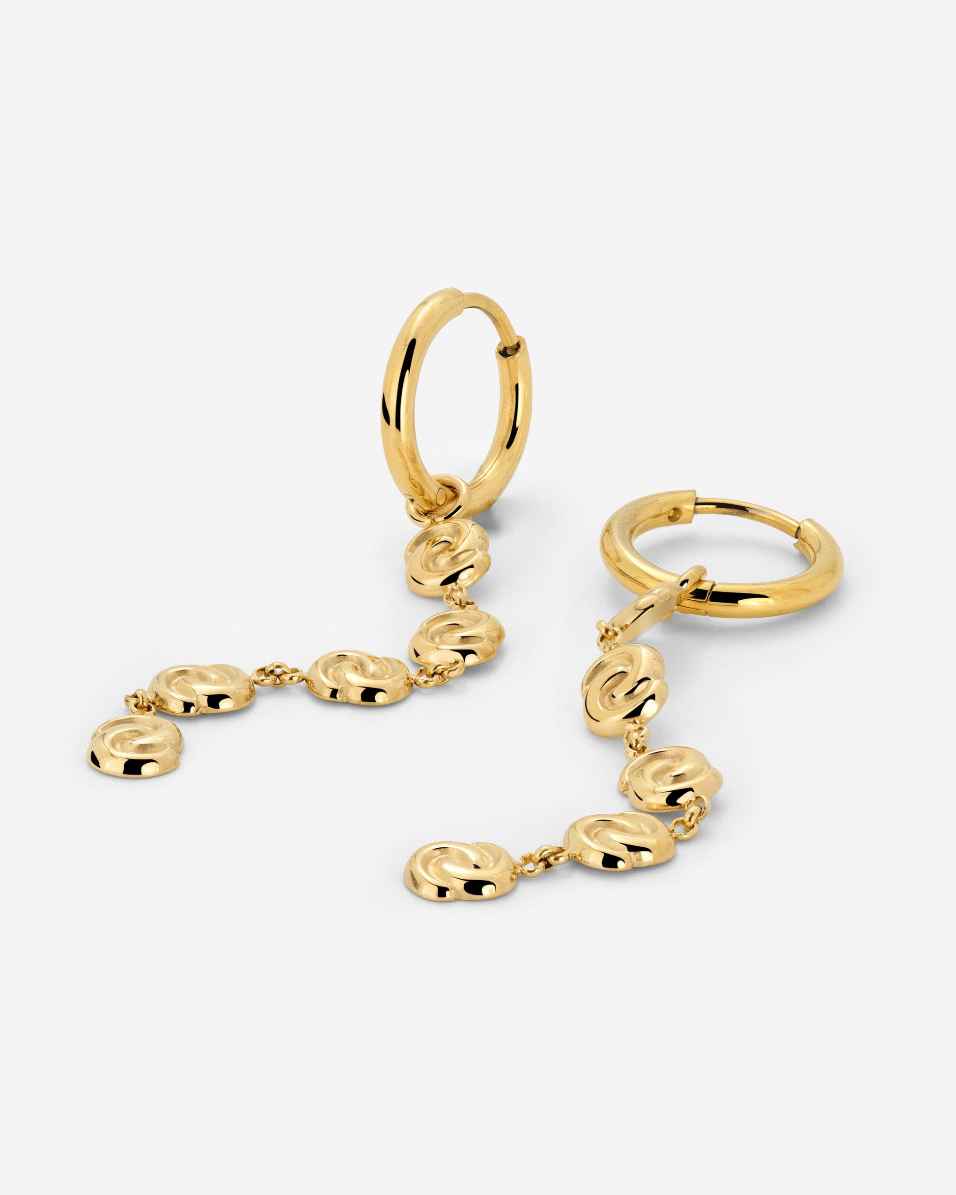 Tides of Time Hoop Set Small Oro
