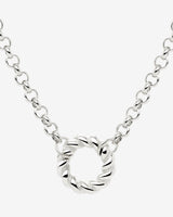 Twisted Donut Collana Argento