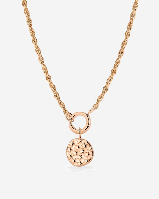 Starry Skies Rope Chain Collana Set Oro Rosa