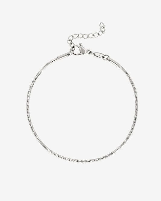 Round Snake Bracciale Argento