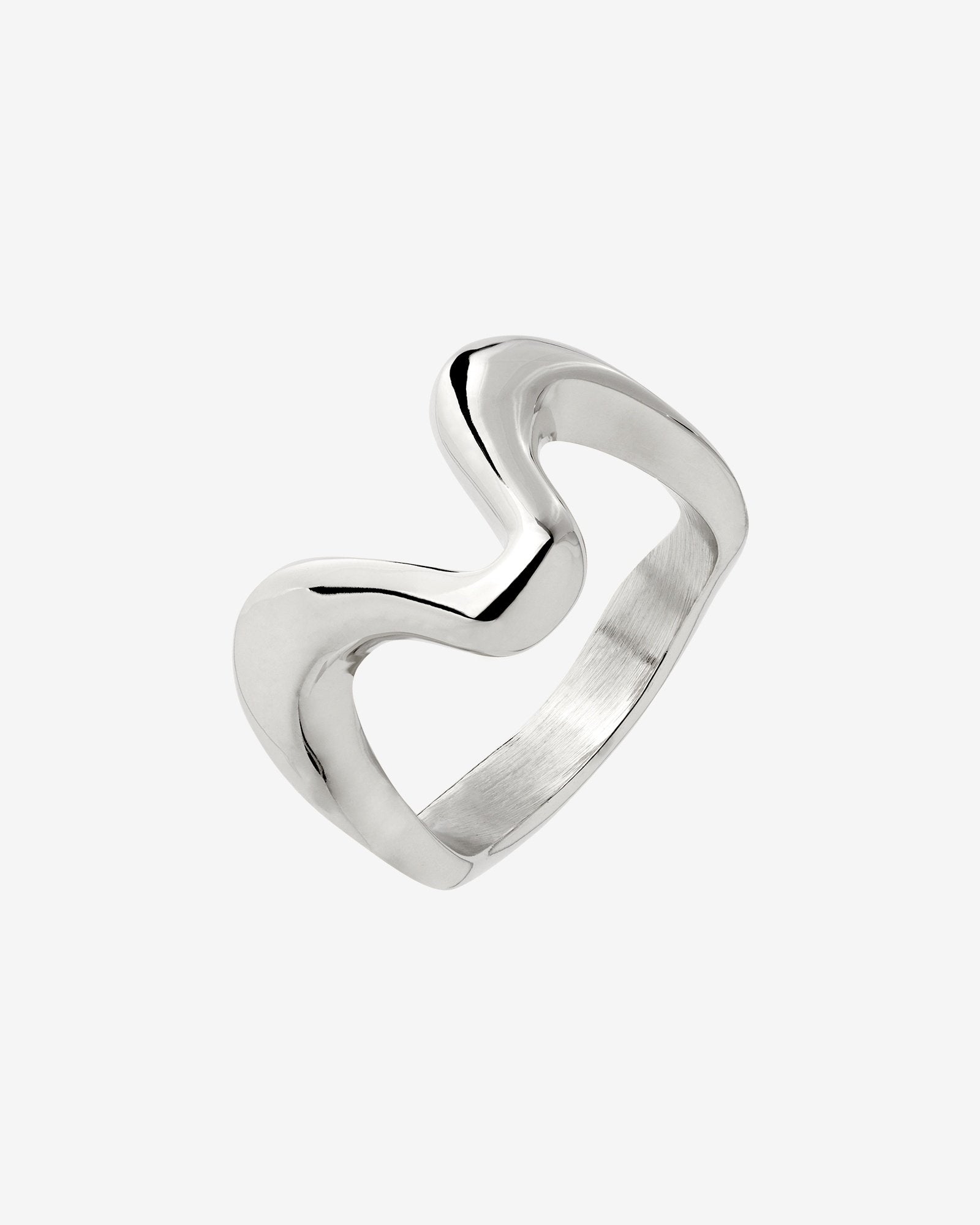 High 'n' Low Anello Argento