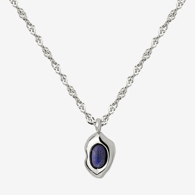 Blue Breeze Collana Argento