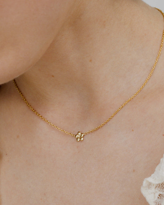 Floral Glow Choker Oro
