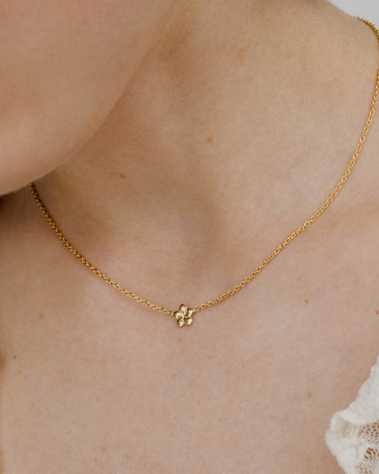 Floral Glow Choker Oro