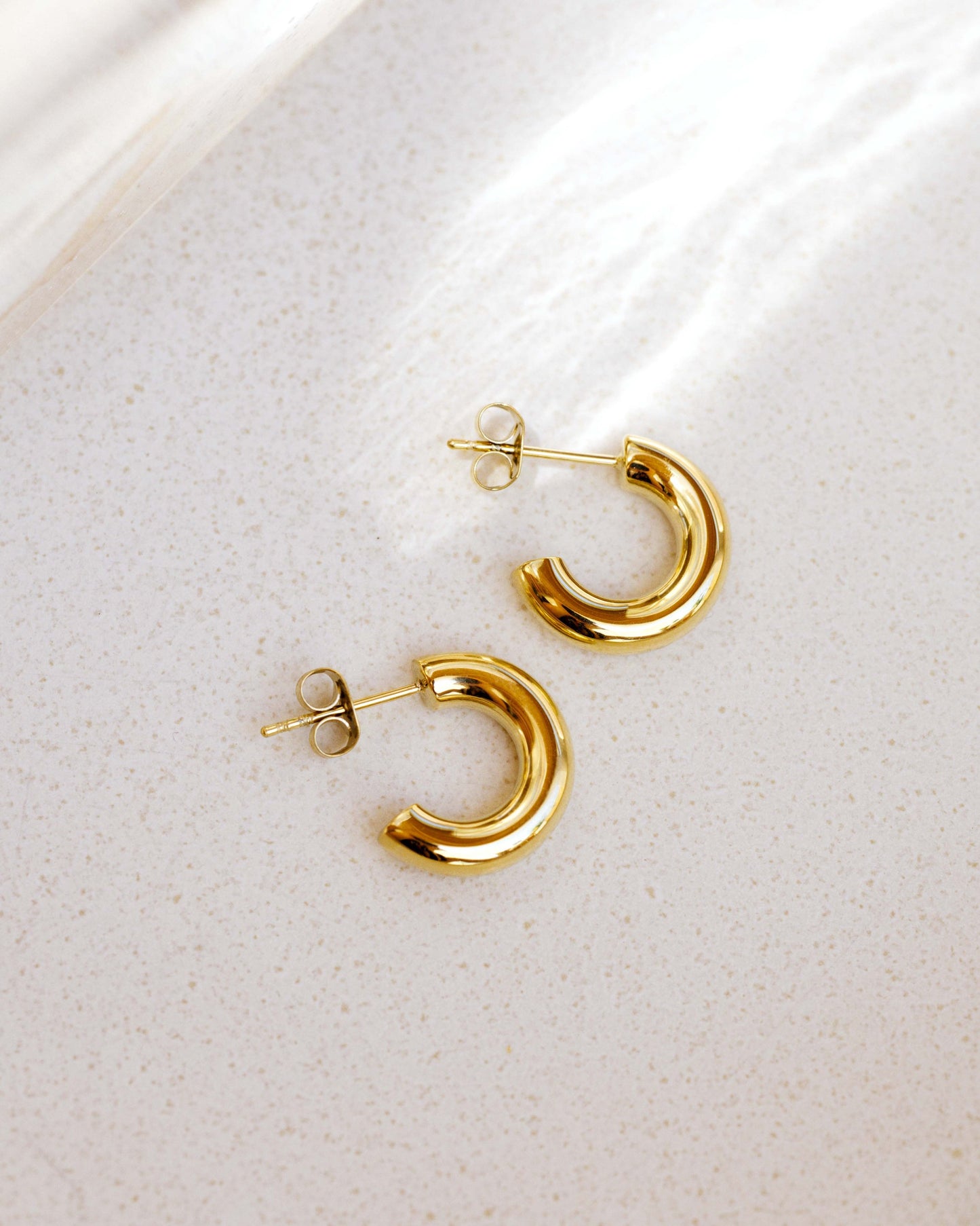 Inner Light Hoop Studs