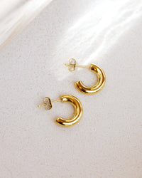 Inner Light Hoop Studs