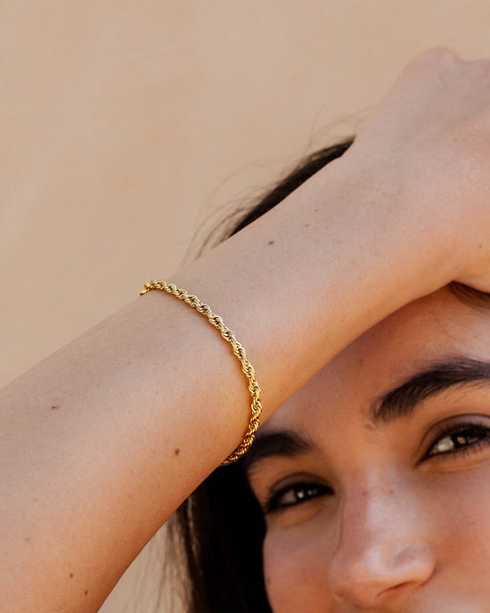 Rope Chain Bracciale Oro