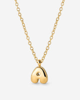 Bubble Letter Collana Oro