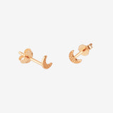 Lunita Studs Oro Rosa