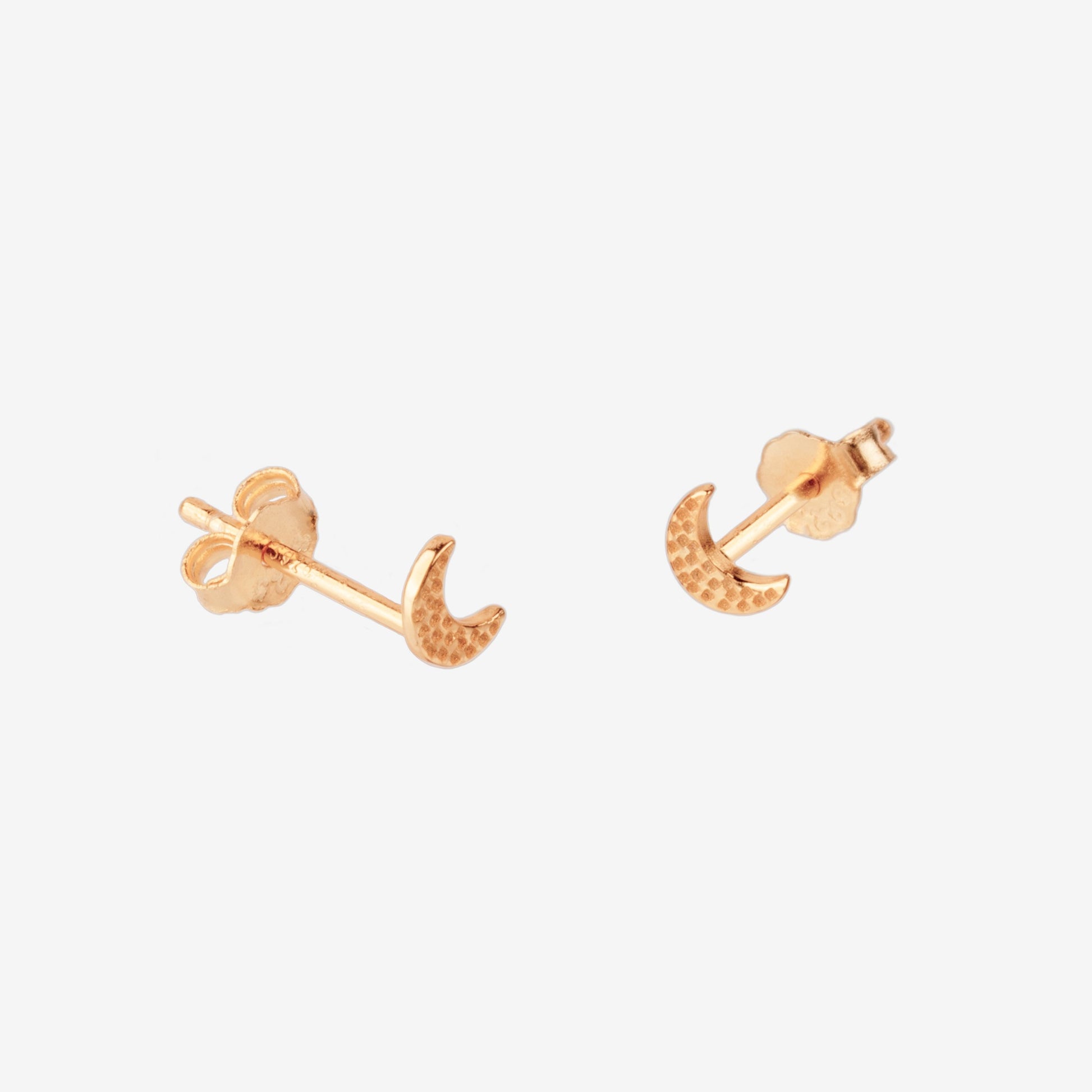 Lunita Studs Oro Rosa