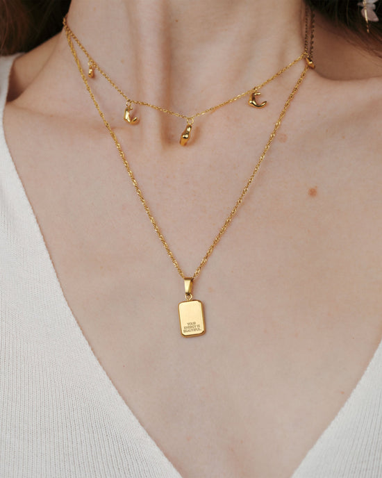 Your energy is beautiful Collana Oro