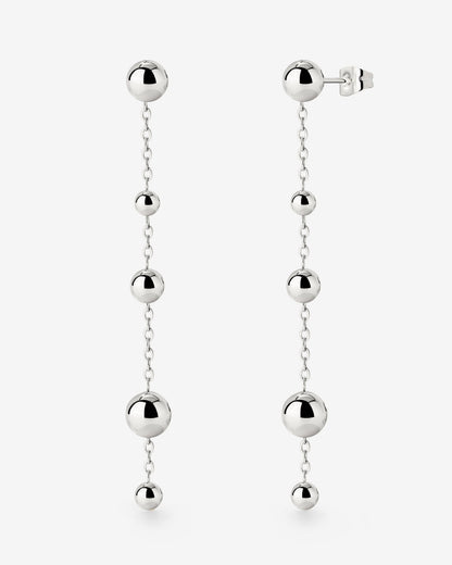 Infinite Beads Orecchini Argento