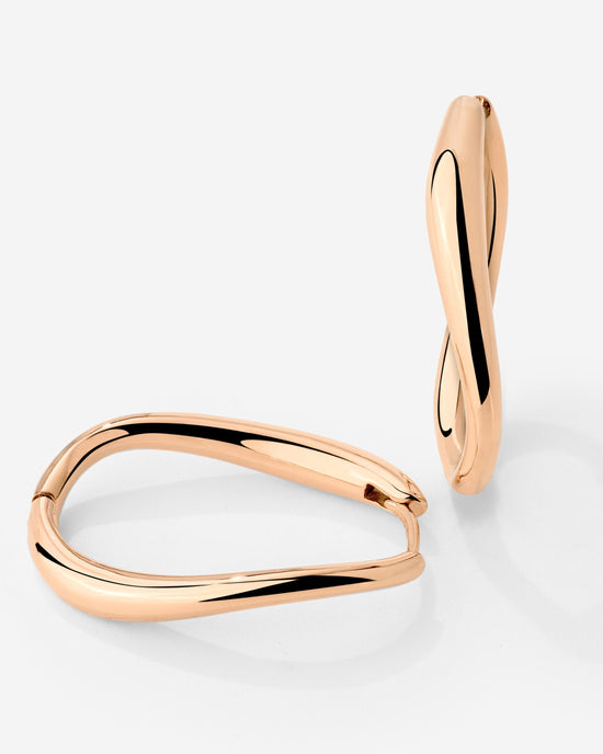 Timeless Oval Orecchini Oro Rosa