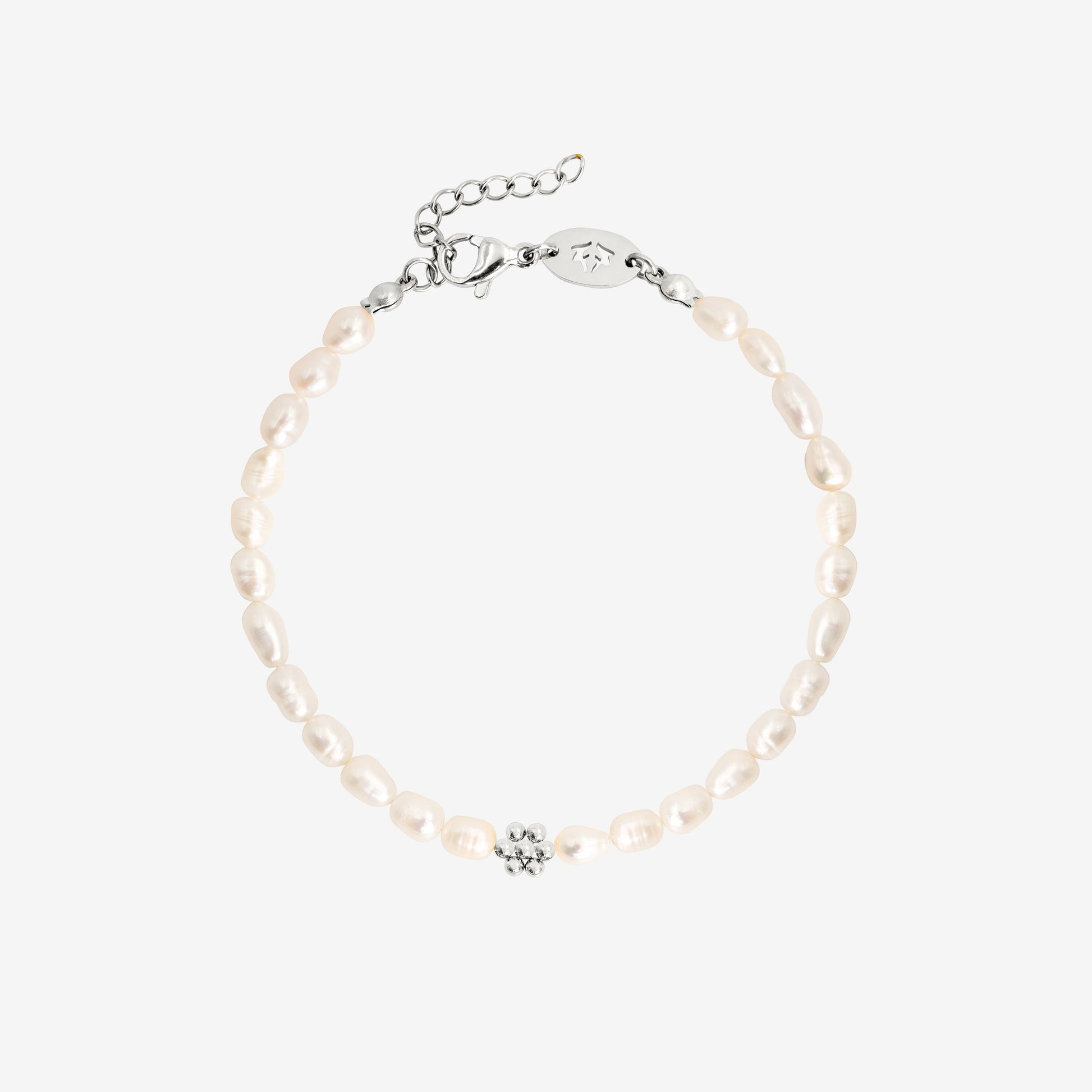 Blossom Pearl Bracciale Argento