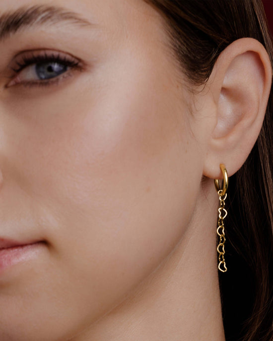 Heart after Heart Hoop Set Small Oro
