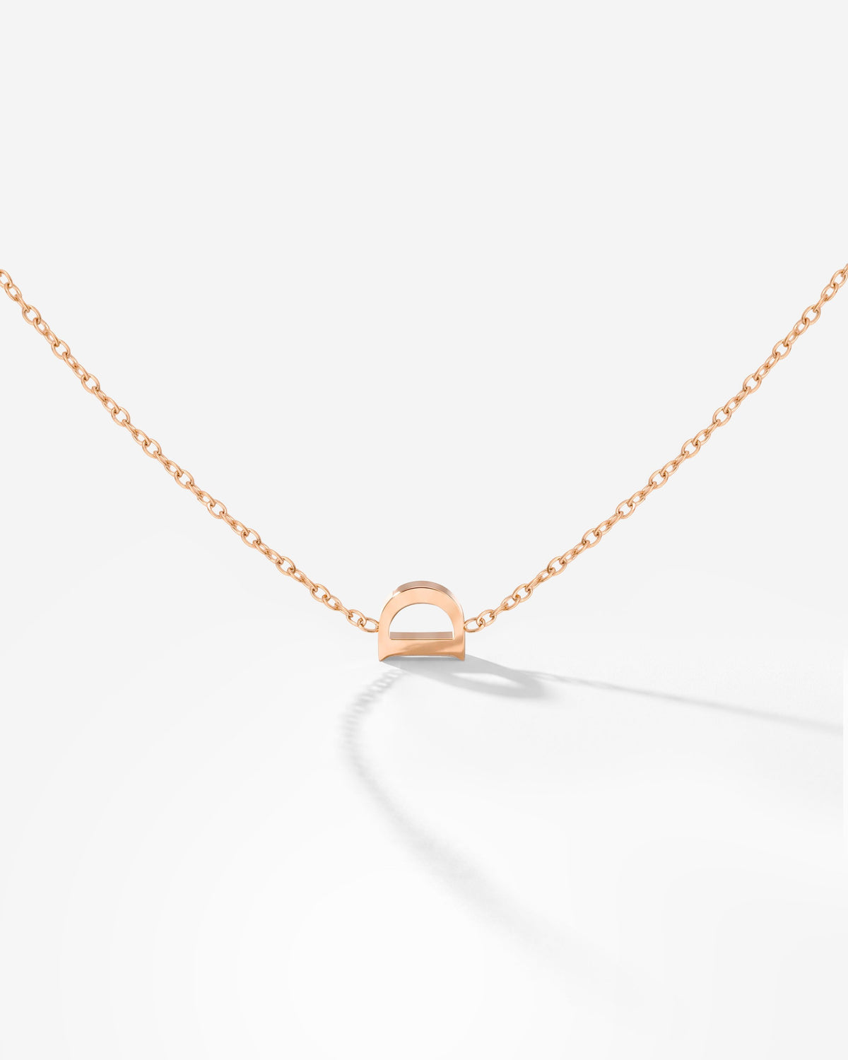 Tiny Letter Necklace
