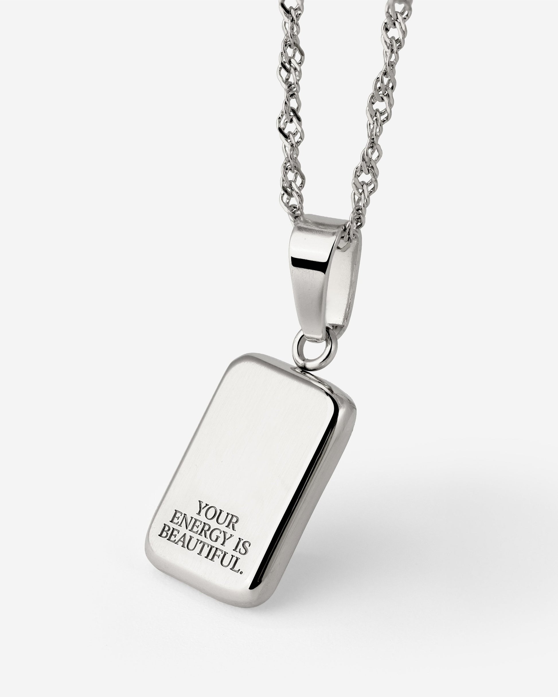 You are enough Collana Argento