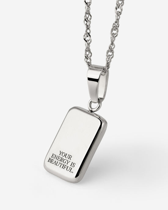You are enough Collana Argento