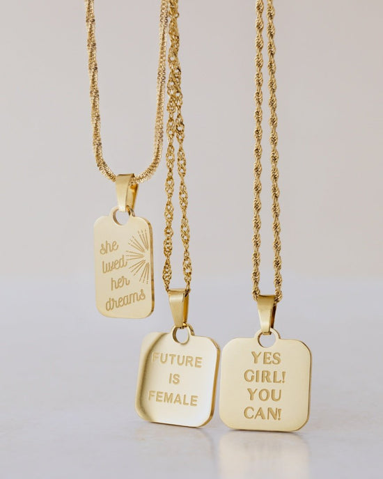 Yes girl! You can! Collana Oro Rosa