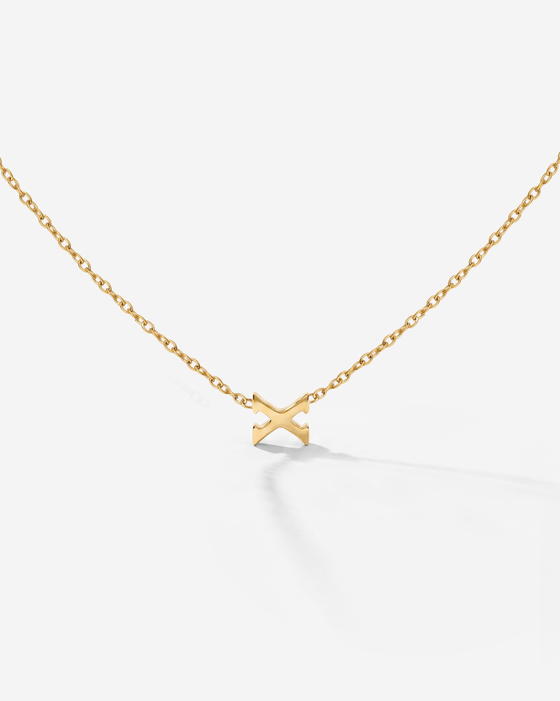 Tiny Letter Necklace