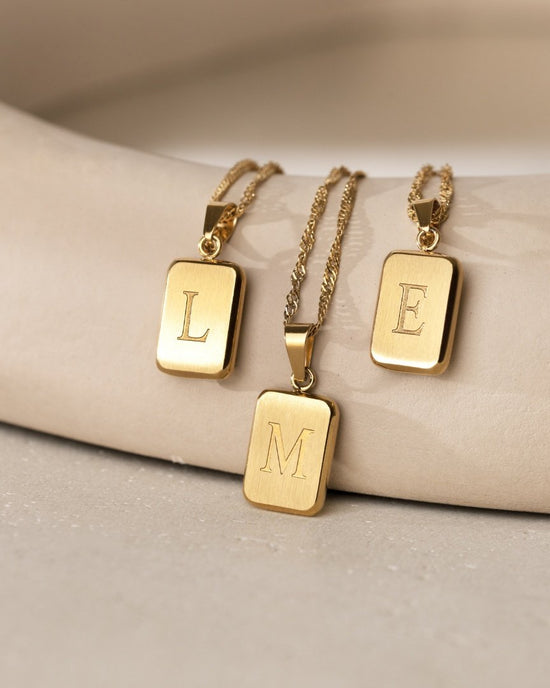 Letter Collana Argento
