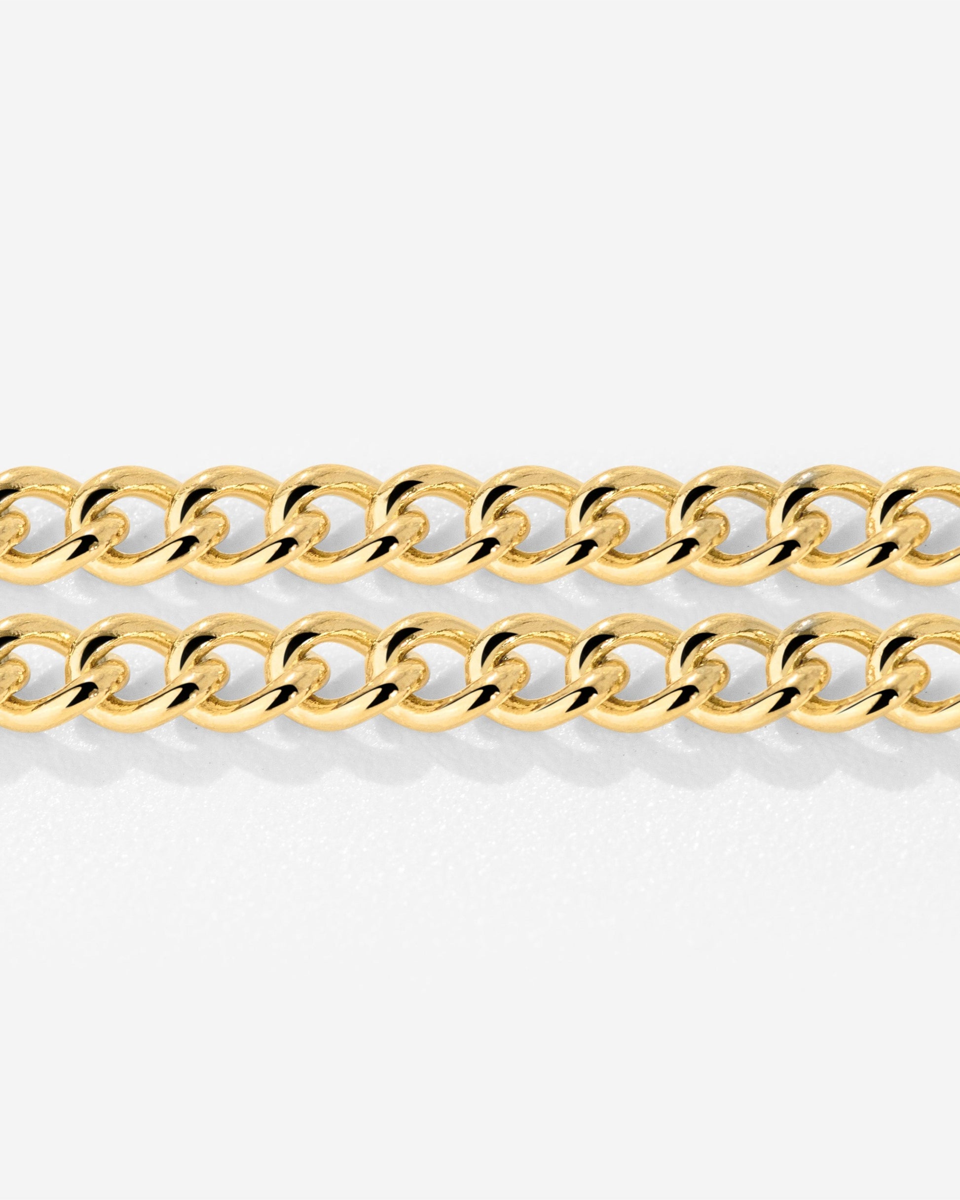 Curb Chain Double Bracciale Oro