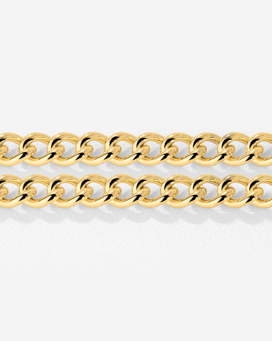 Curb Chain Double Bracciale Oro