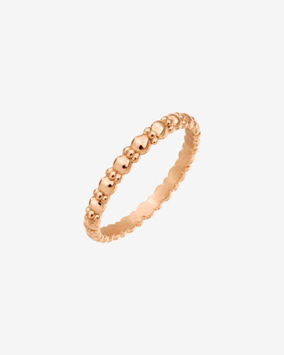 Dotted Anello Oro Rosa