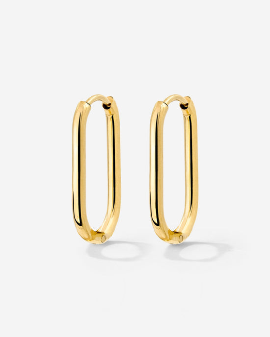 Oval Hoops Small Oro