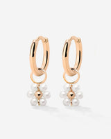 Daisy Hoop Set Small Oro Rosa