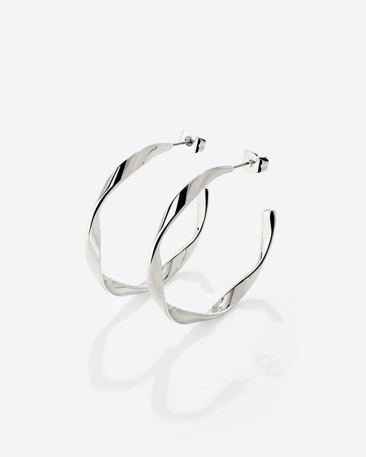 Sahira Orecchini Medium Argento
