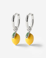 Lemony Hoop Set Small Argento