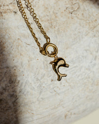 Dolphin Classic Chain Necklace Set Argento