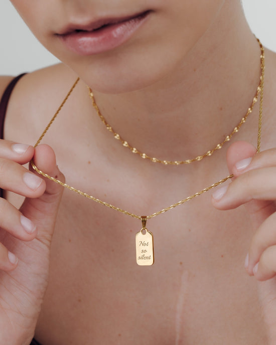 Not so silent Collana Oro