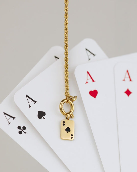 Aced Rope Chain Collana Set Oro