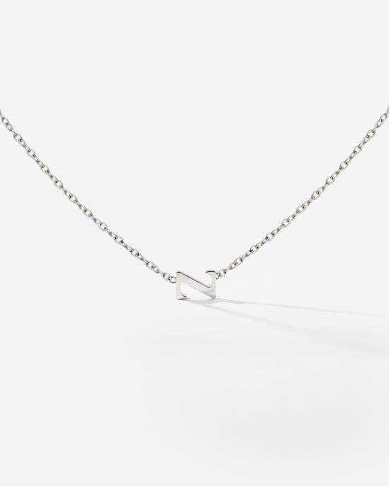 Tiny Letter Necklace