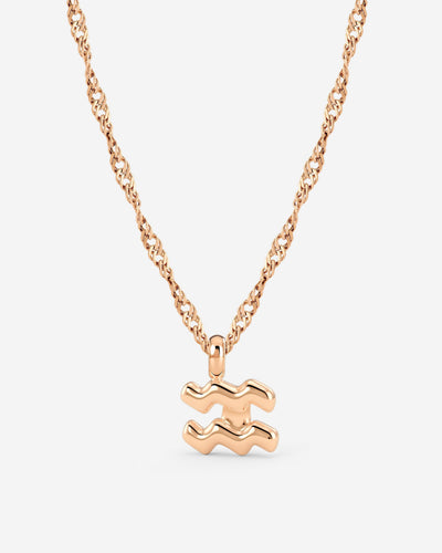Aquarius Bubble Collana Oro Rosa