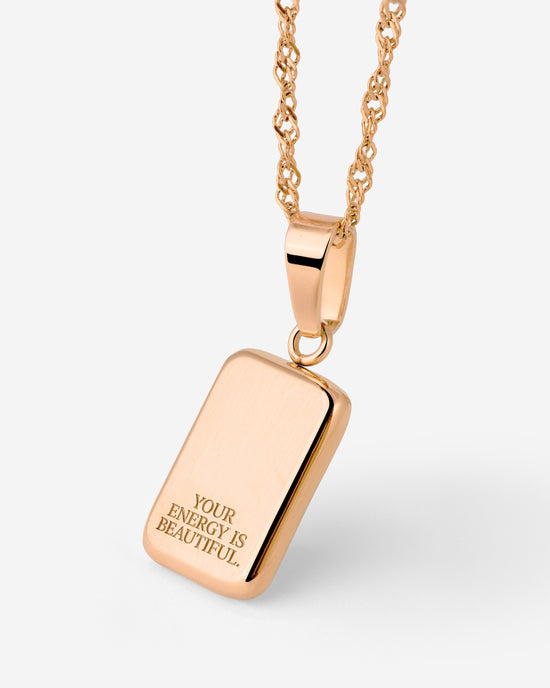 Your energy is beautiful Collana Oro Rosa