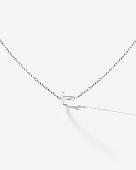 Tiny Letter Necklace