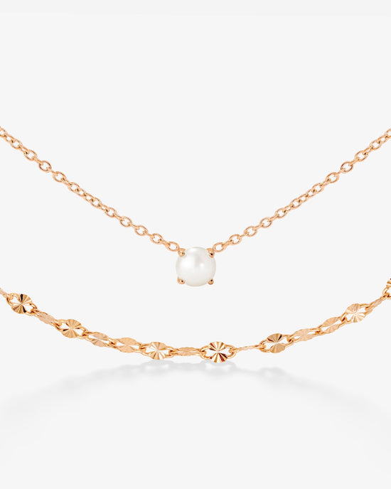 Delicate Pearl Bundle Oro Rosa