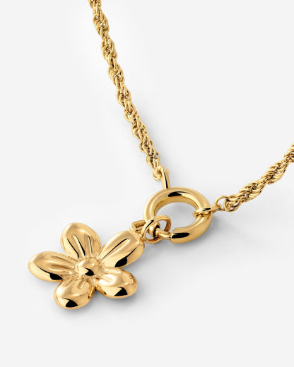 Blossom Rope Chain Collana Set Oro